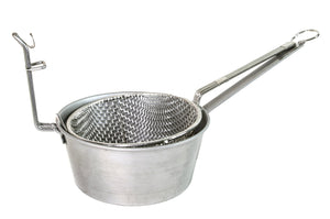 Pasta and Noodle Baskets, Heavy Duty, Different Meshes, Plated or Stainless