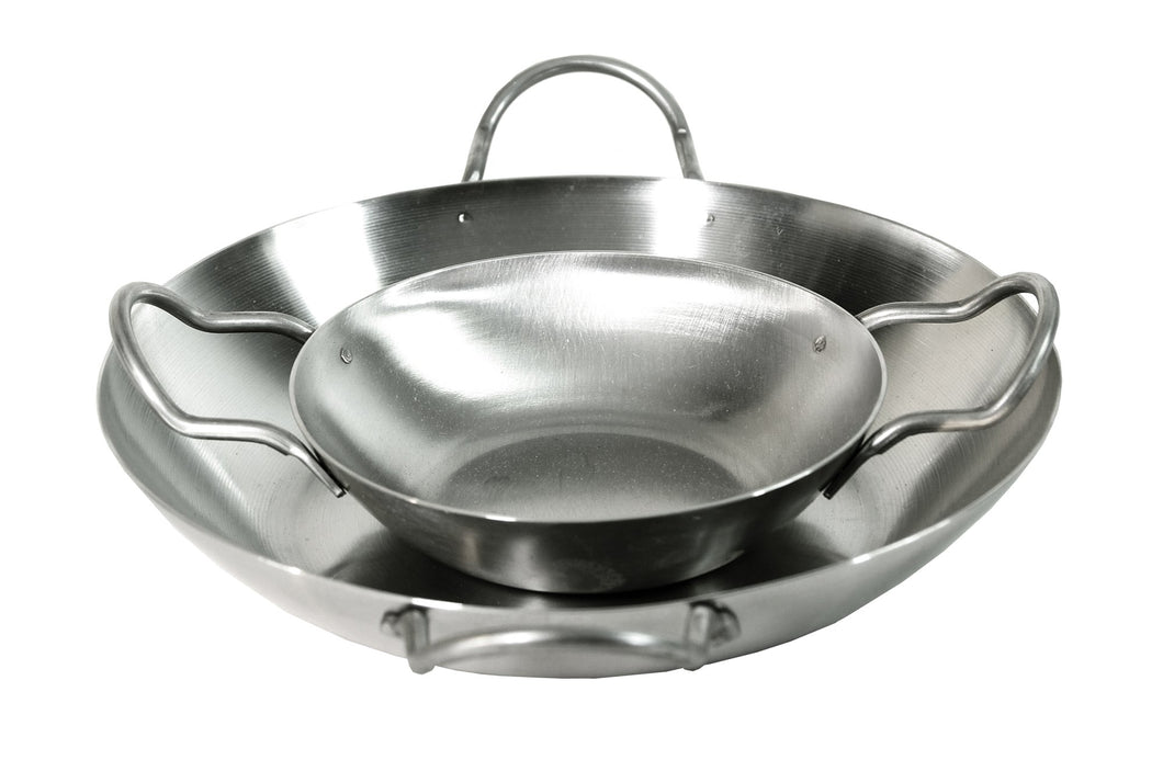 Paella Pans in Stainless Steel